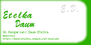 etelka daum business card